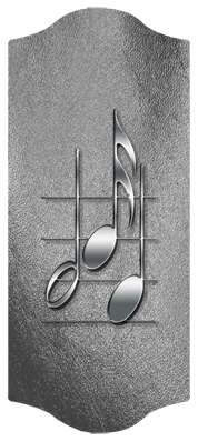 DARAY C 382 SL Music Notes Silver